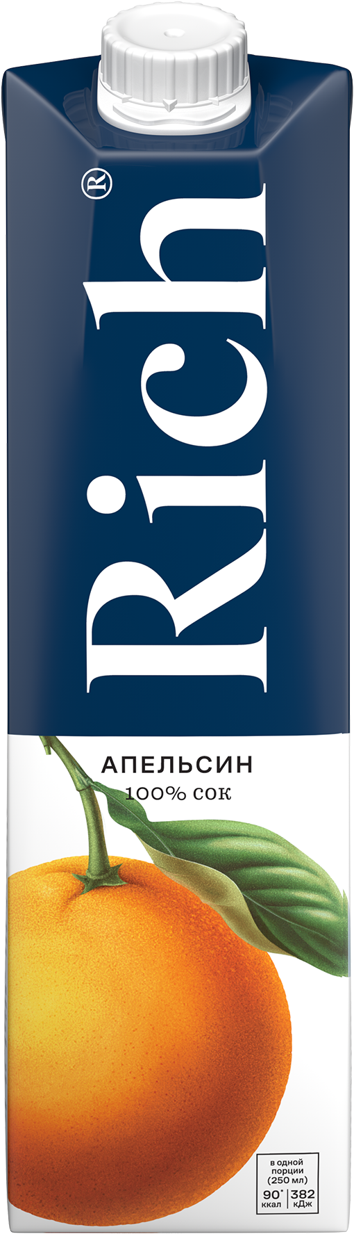 Апельсиновый сок с мякотью 1 литр