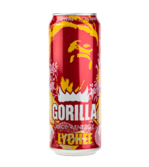 Энергетик Gorilla Lychee Pear 0,45 бан